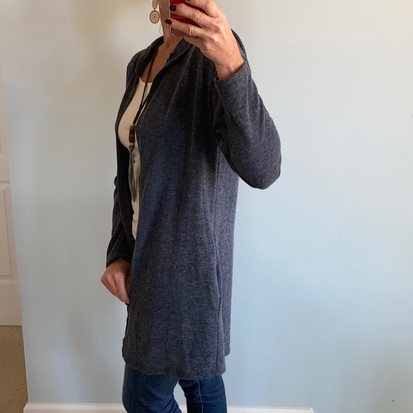 Med & Large Navy Blue Open Cardigan - Picture 5 of 9